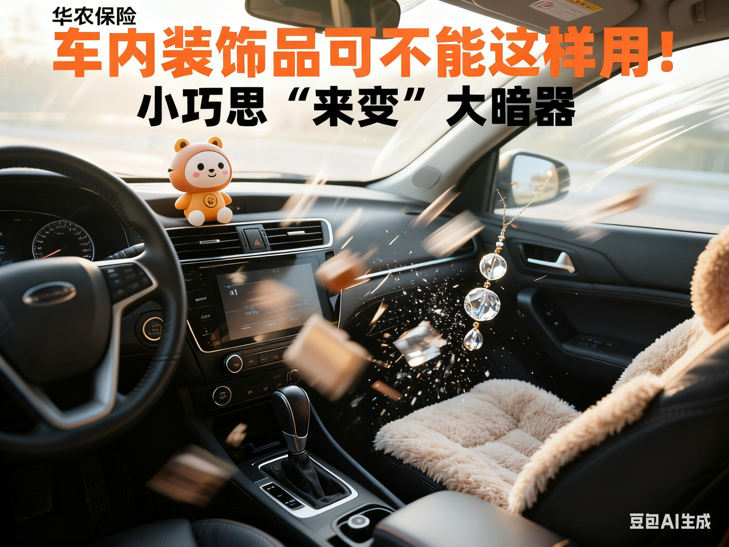 车内装饰品可不能这样用！“小巧思”可能变成“大暗器”